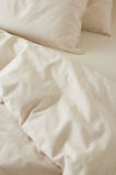Alba Queen Duvet Cover  Flax Cross Dye  hi-res