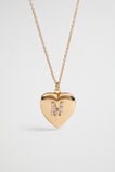 Diamante Initial Locket  M  hi-res