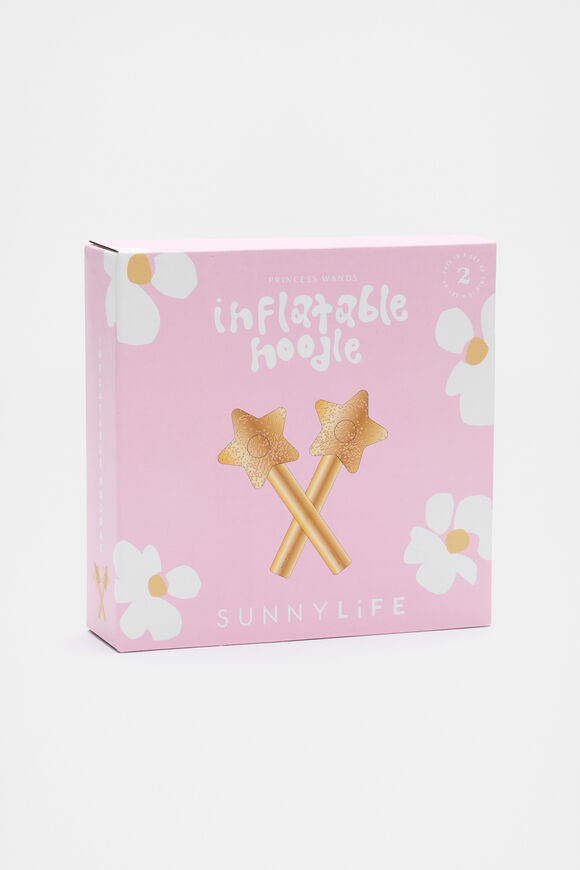 Princess Swan Inflatable Star Wand Set  Gold  hi-res