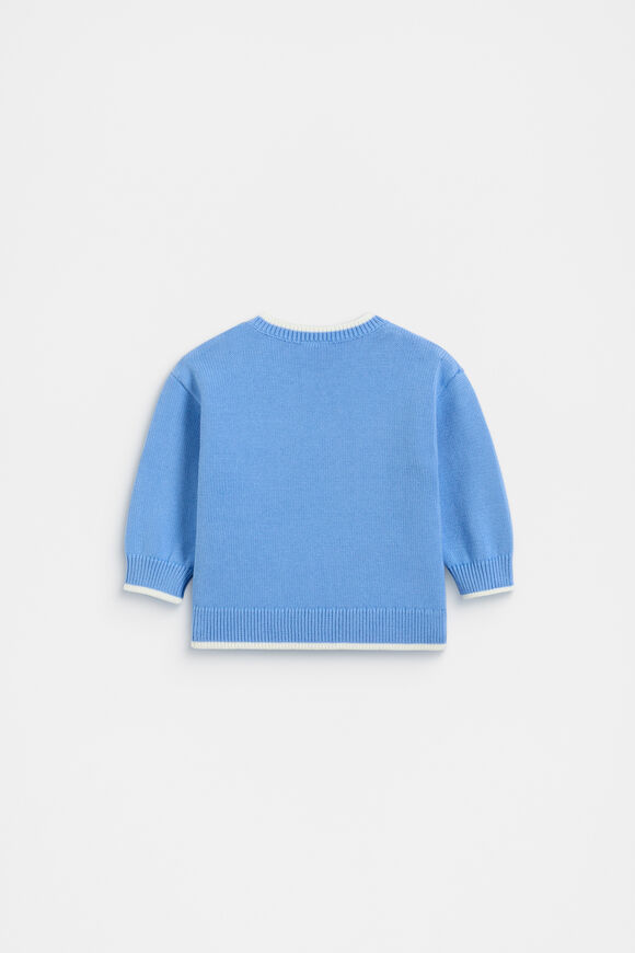Logo Knit Sweater  Celestial Blue  hi-res