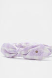 Gingham Headband  Lavender  hi-res