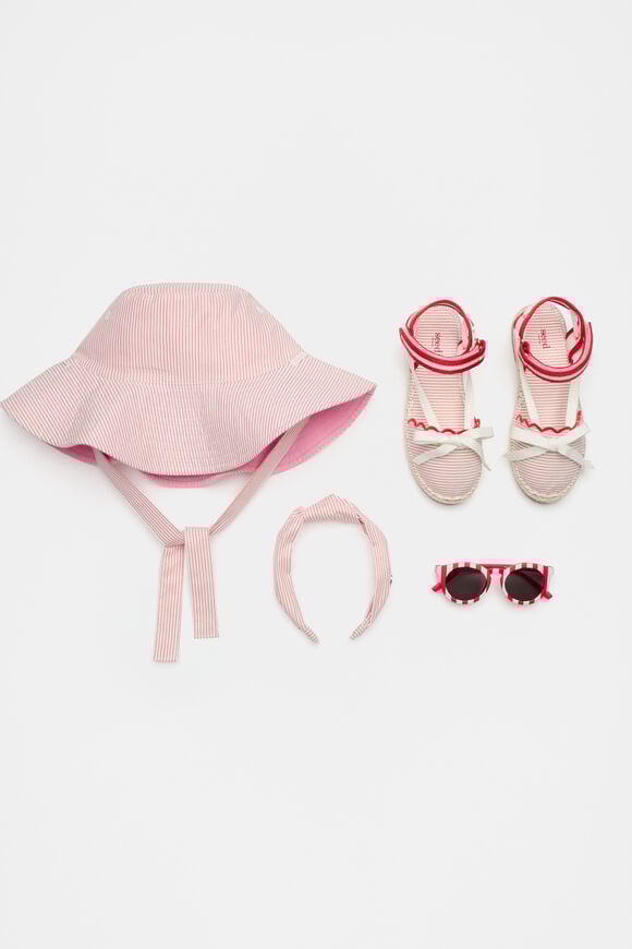 Stripe Espadrille  Strawberry Red  hi-res