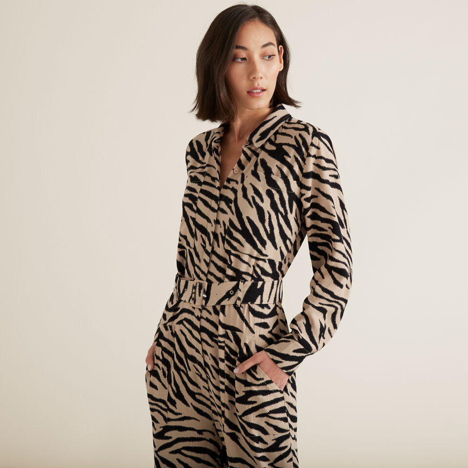 Sketchy Zebra Jumpsuit  