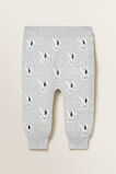 Print Knitted Pant  Cloudy Marle  hi-res