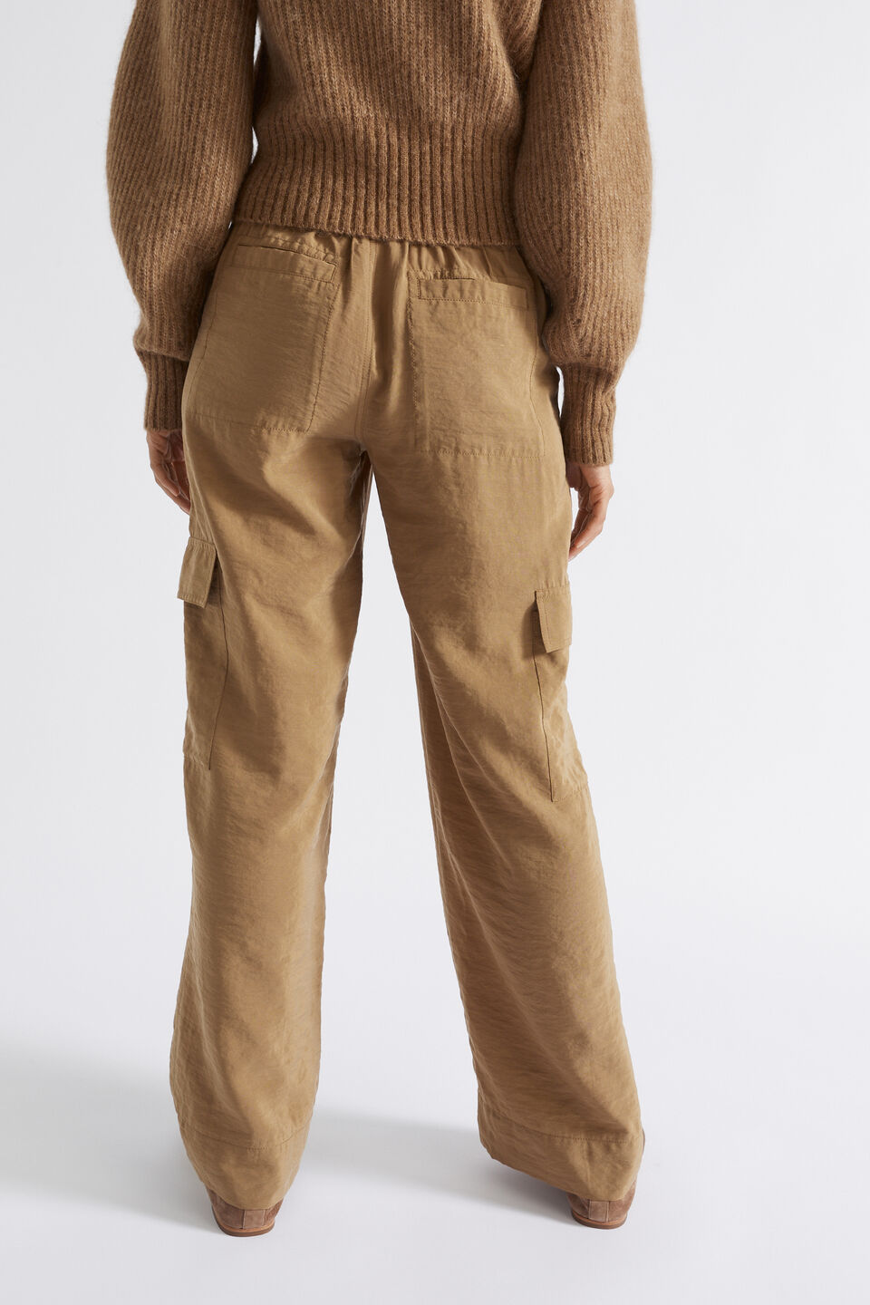 Cargo Wide Leg Pant  Deep Brass