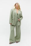 Linen Balconette Top  Pale Olive  hi-res