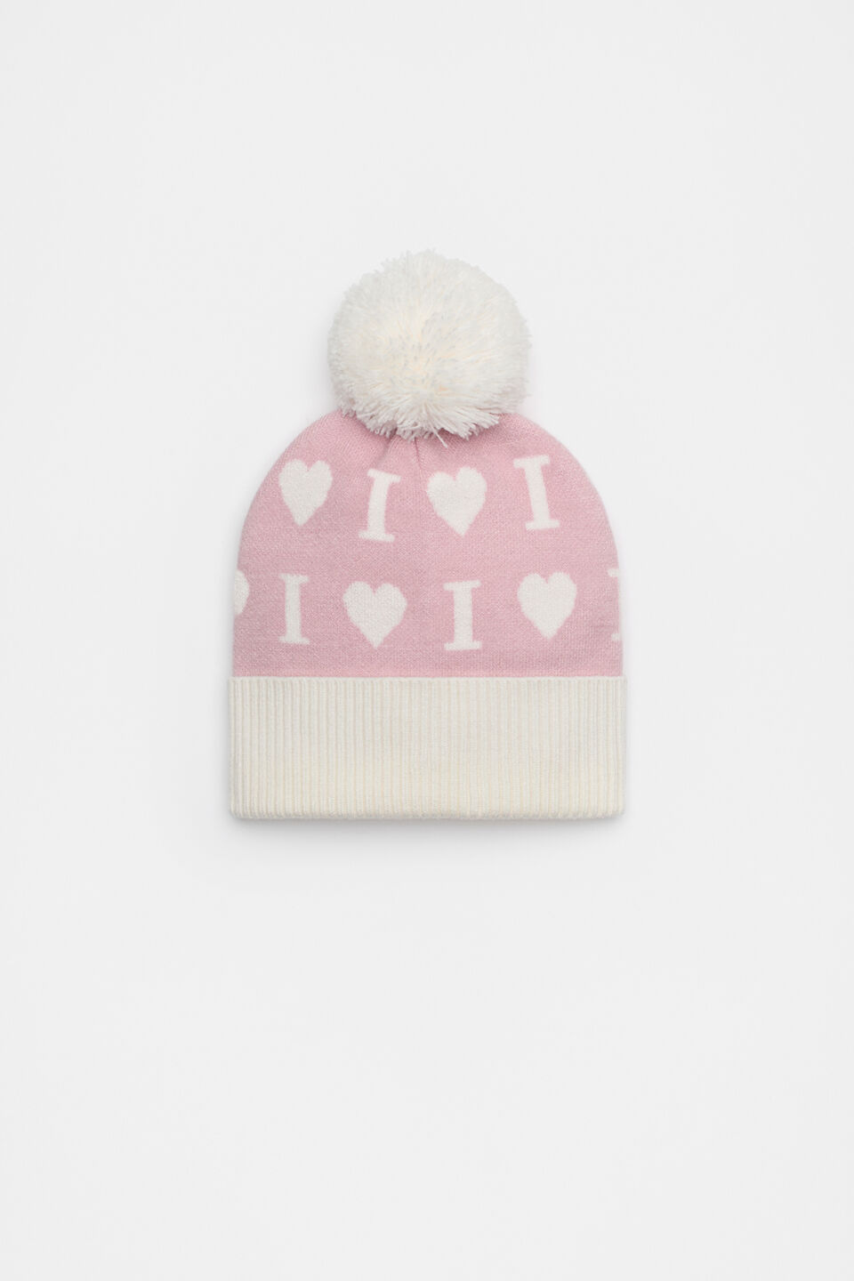 Heart Initial Beanie  I