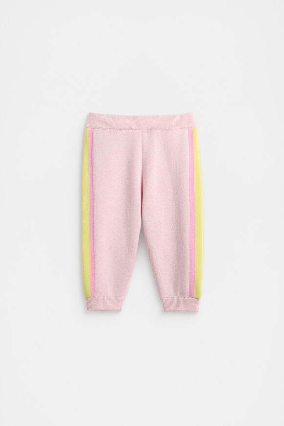 Stripe Knit Legging  Rose Petal Marle  hi-res