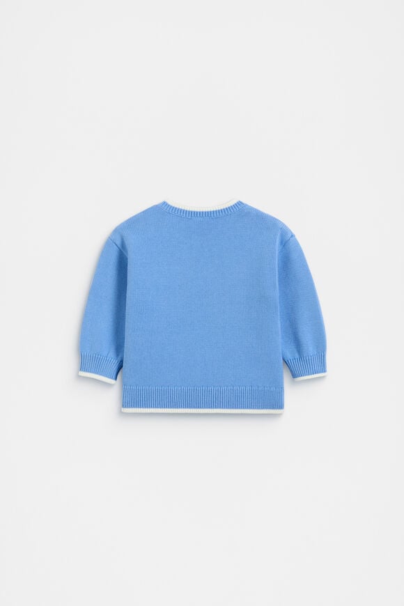 Logo Knit Sweater  Celestial Blue  hi-res