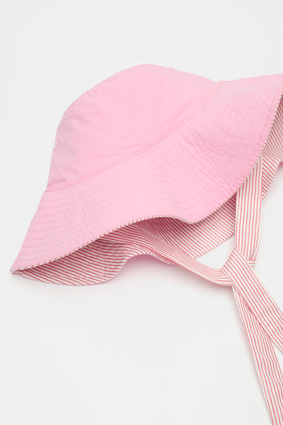 Wide Brim Reversible Hat  Strawberry Red  hi-res