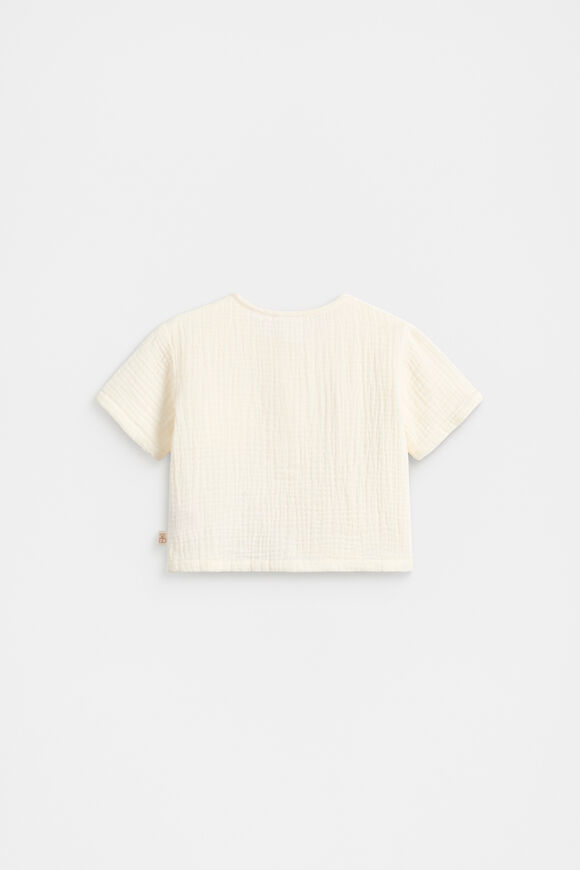 Cheesecloth Pocket Shirt  Vintage Cream  hi-res