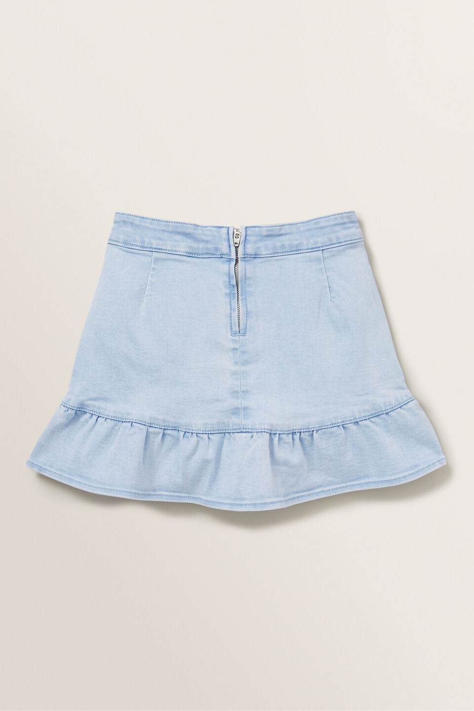 Denim Asymmetric Skirt  