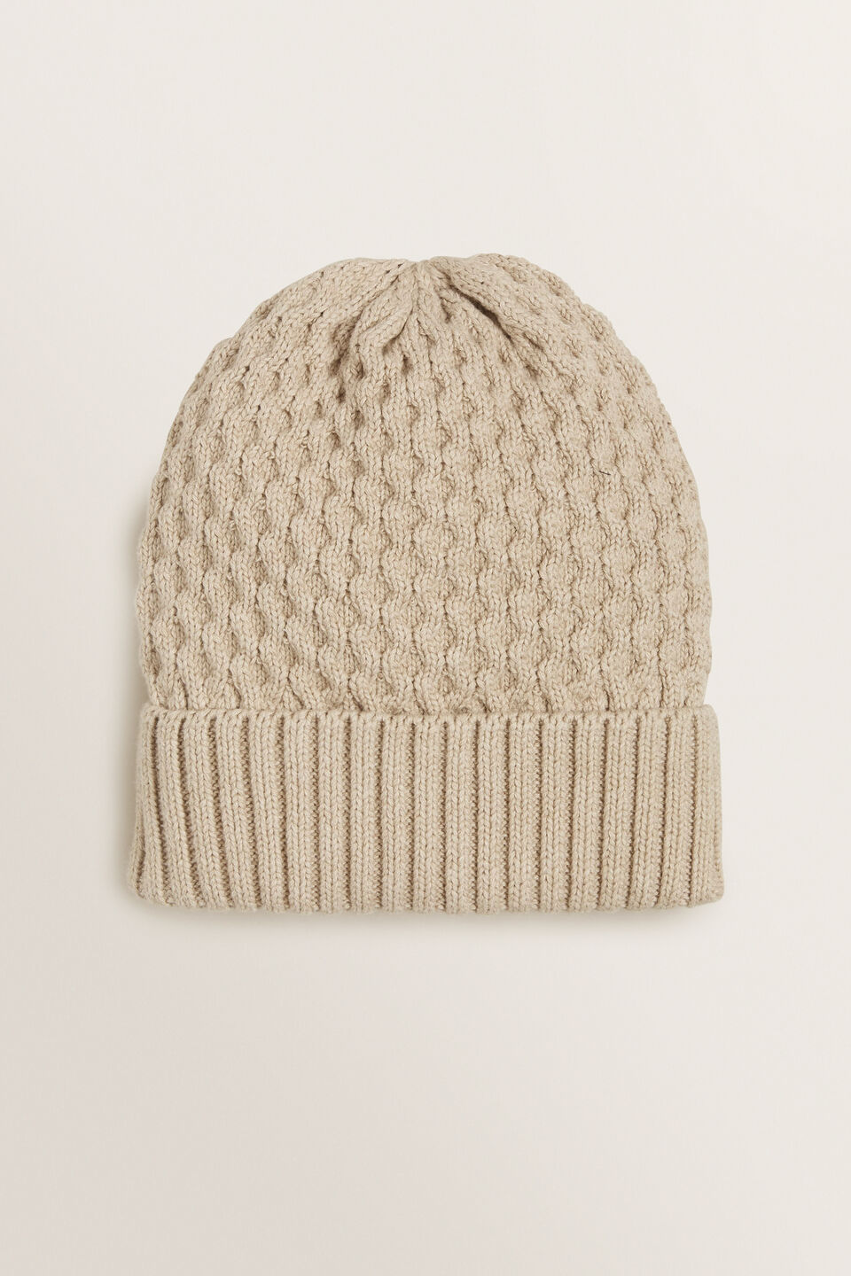 Honeycomb Knit Beanie  