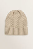 Honeycomb Knit Beanie    hi-res