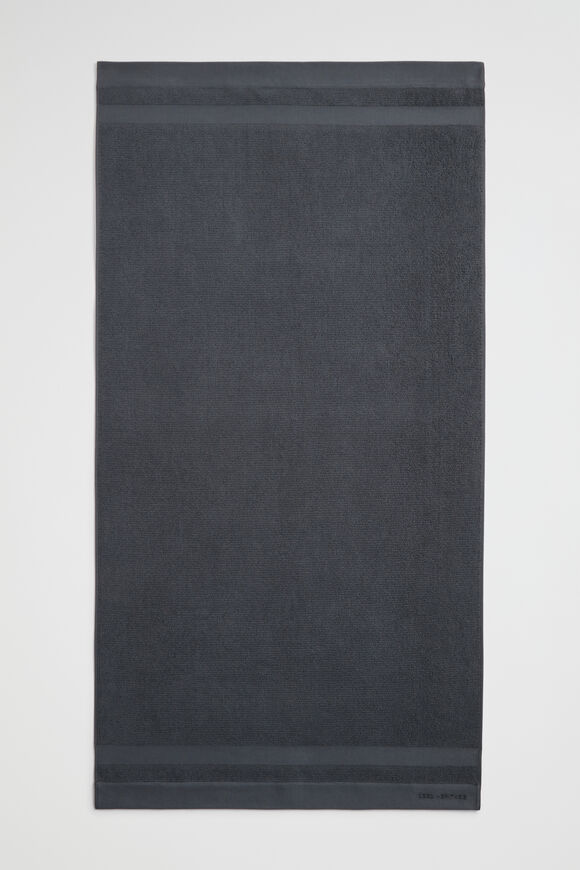 Luca Cotton Bath Sheet  Graphite  hi-res