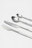 Atlas Cutlery Set of 16  Silver  hi-res