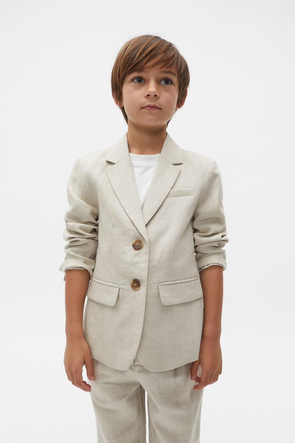 Linen Blazer  Cool Stone