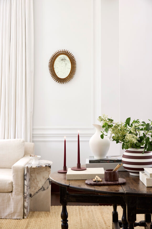 Candle Holder  Claret  hi-res