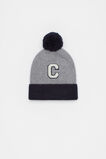 Colourblock Initial Beanie  C  hi-res