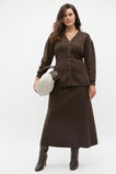 Fluted Knit Skirt  Dark Espresso  hi-res
