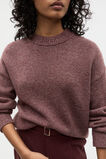 Slouch Crew Neck Twist Knit  Merlot Twist  hi-res
