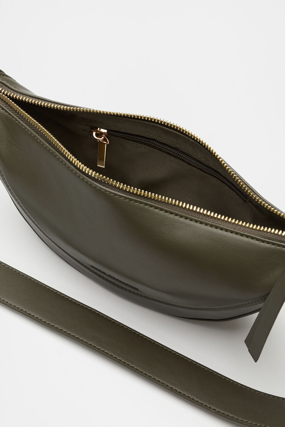 Relaxed Crossbody Bag  Olive Leaf