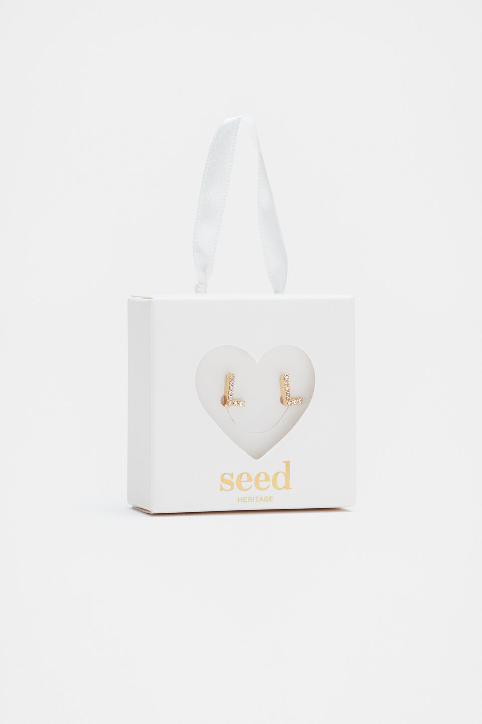 Initial Clip On Earings  L