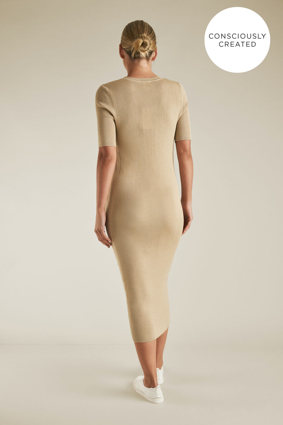 Sustainable Rib Knit Dress  