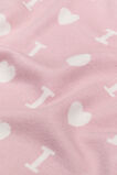 Heart Initial Blanket  I  hi-res