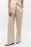 Pinstripe Pleat Pant  Latte Pinstripe  hi-res