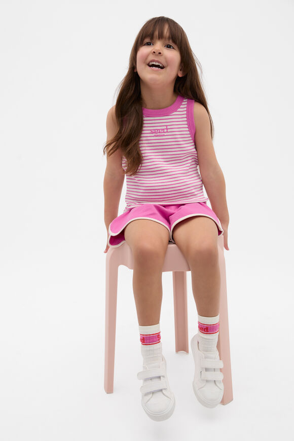 Core Logo Rib Tank  Wild Berry  hi-res