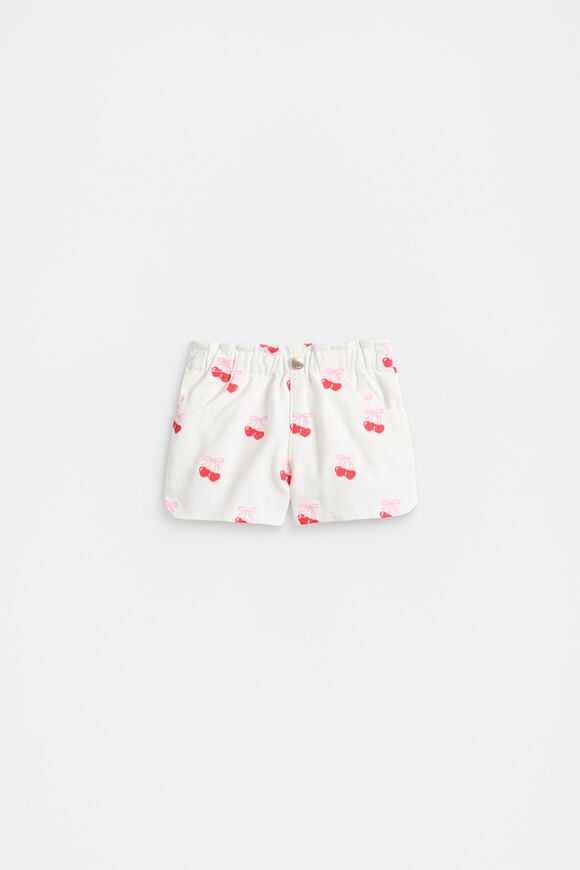 Embroidered Denim Short  Canvas  hi-res