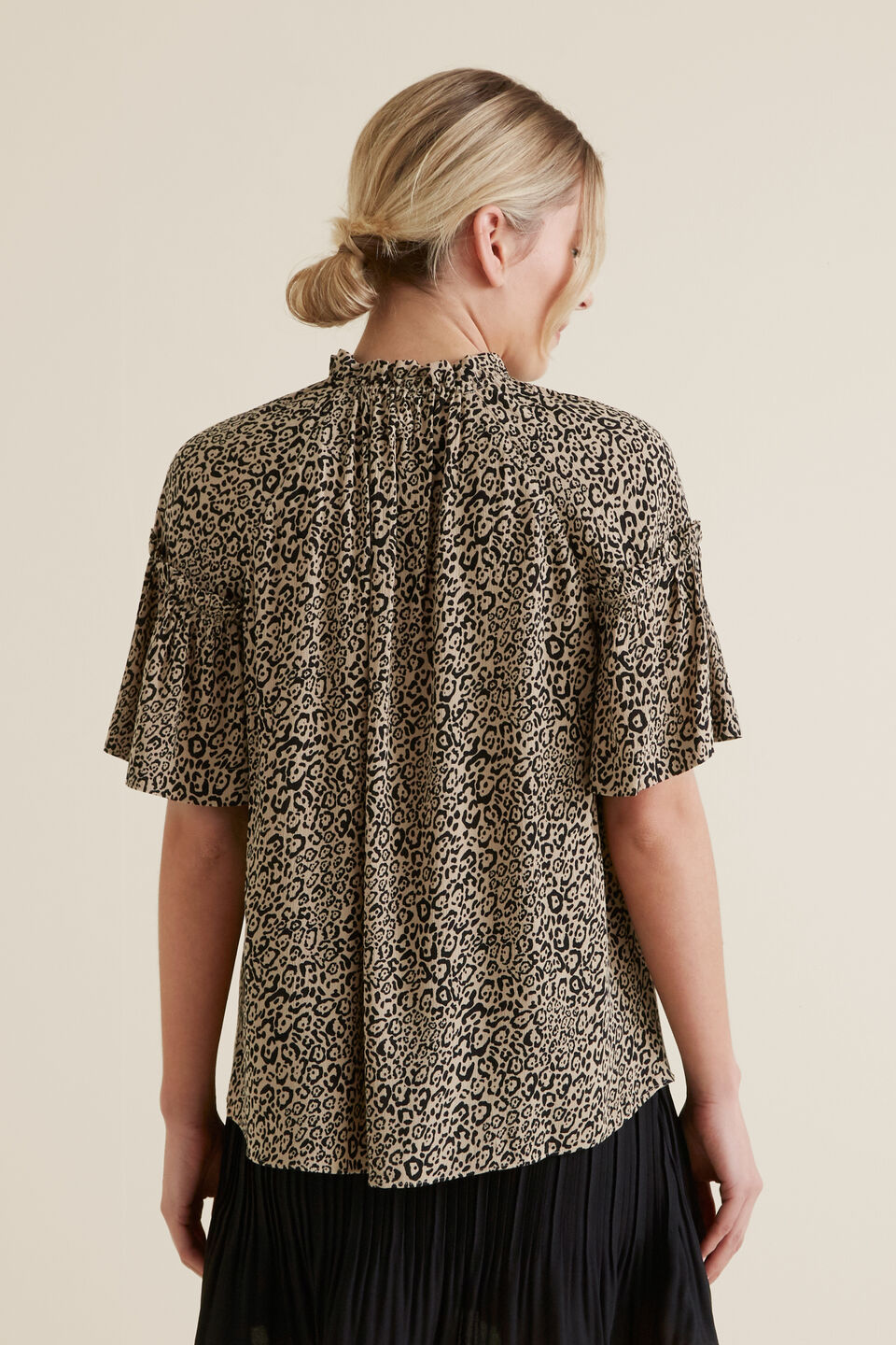 Ocelot Gathered Blouse  