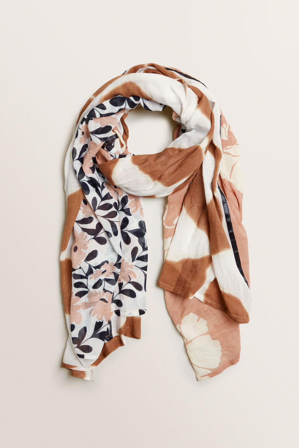 Patchwork Floral Scarf  