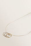 Trio Circle Necklace    hi-res