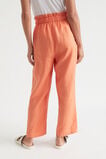 Core Linen Paperbag Pant  Orange Spritz  hi-res