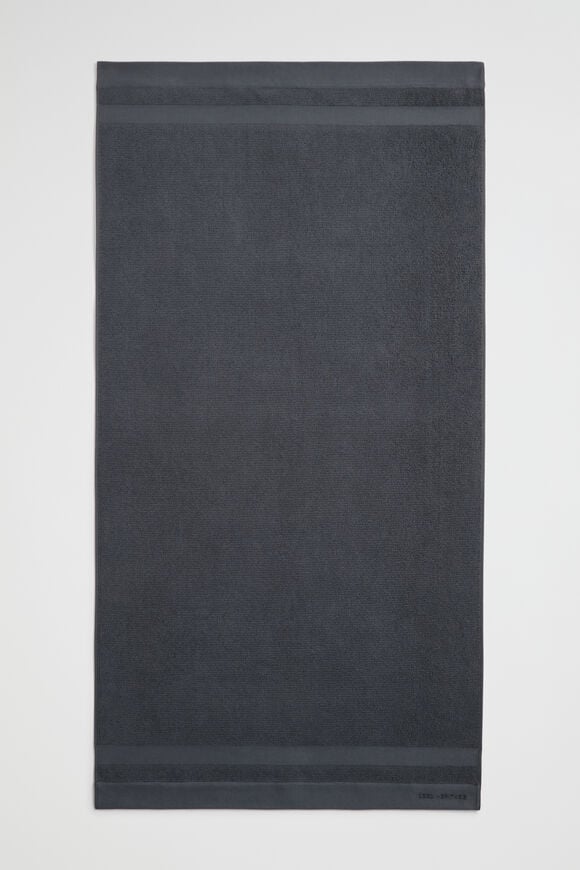 Luca Cotton Bath Sheet  Graphite  hi-res