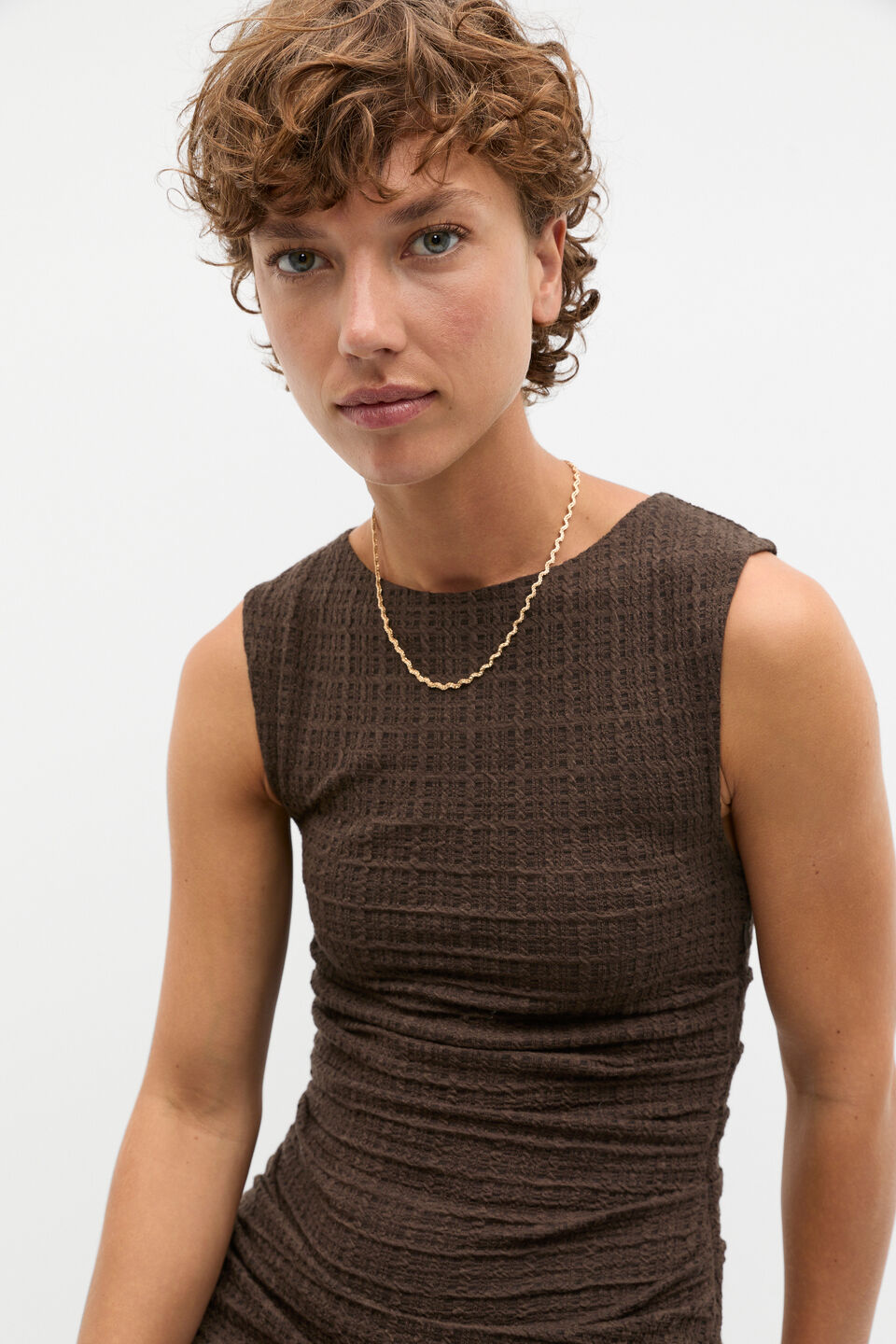 Ripples Chain Necklace  Gold