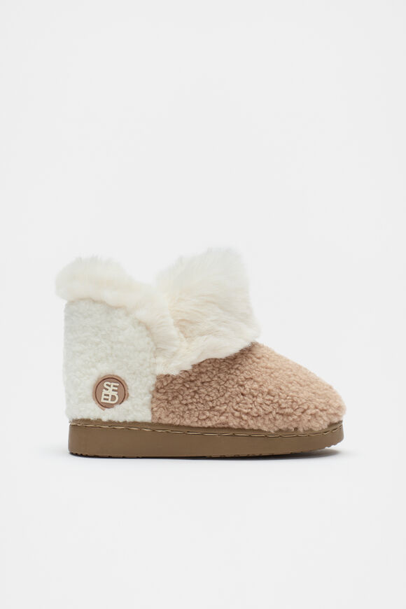 Colourblock House Boot  Chocolate Shake  hi-res