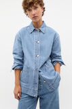 Denim Pocket Shacket  Mist Blue Wash  hi-res