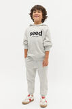 Oversized Logo Hoodie  Light Grey Marle  hi-res