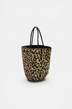Leather Mini Bucket Bag  Ocelot  hi-res
