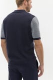 Micro Stripe Knit Polo  Midnight Blue Stripe  hi-res