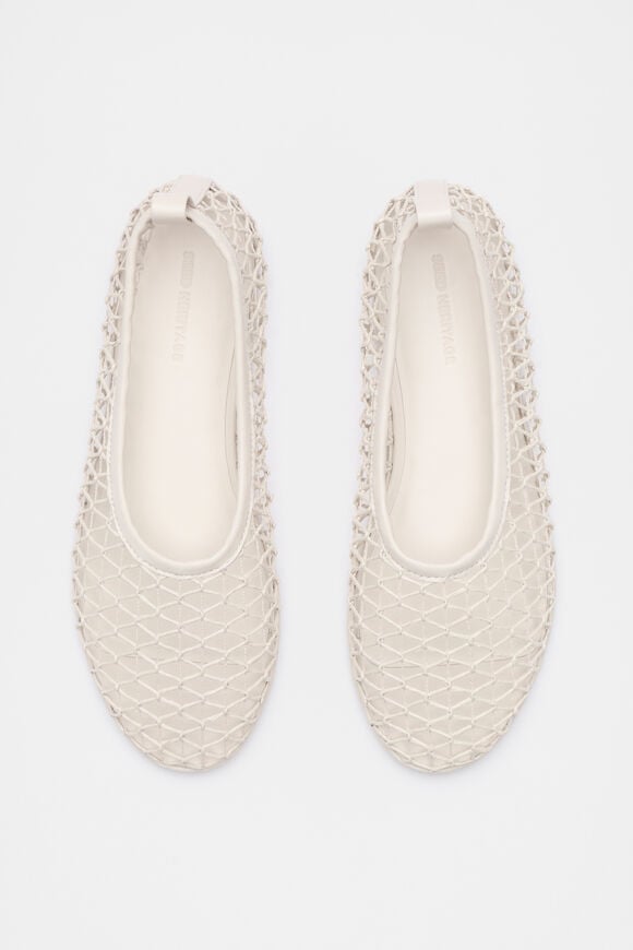 Parker Open Weave Ballet Flat  Tofu  hi-res