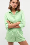 Cotton Stripe Short  Apple Green Stripe  hi-res