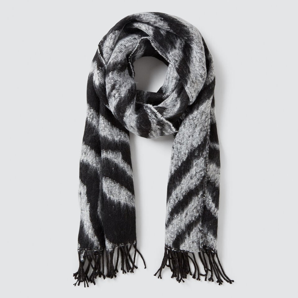 Zebra Print Scarf  