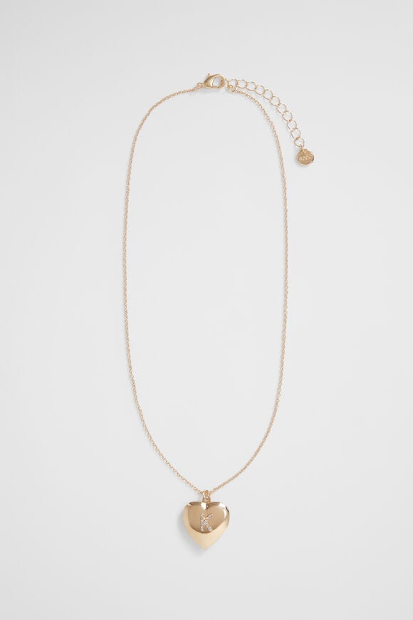 Diamante Initial Locket  K  hi-res