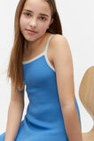 Contrast Knit Dress  Electric Blue  hi-res