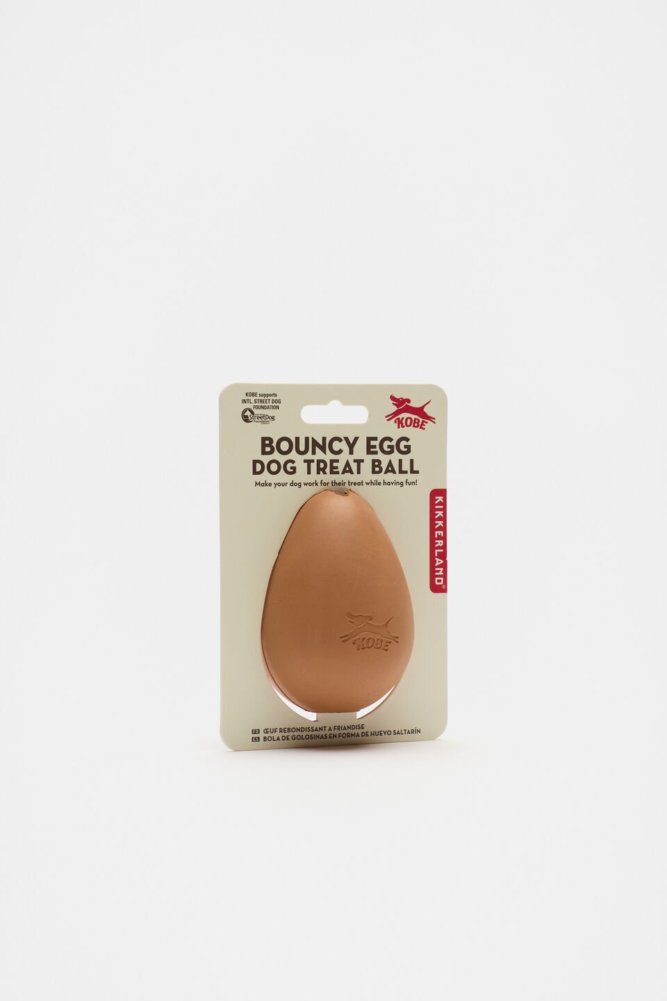 Bouncy Egg Dog Treat Ball  Multi