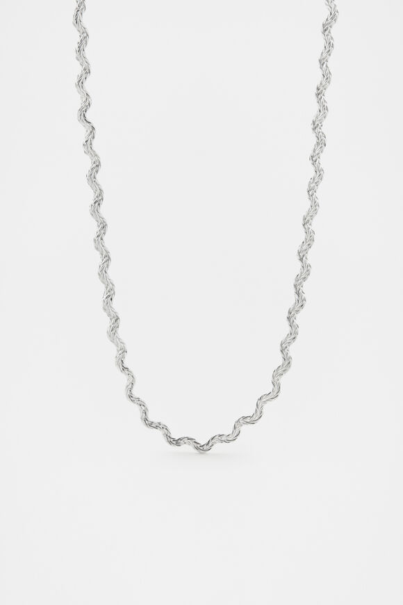 Ripples Chain Necklace  Silver  hi-res